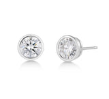 1.43ct F VS1 White Gold Earrings