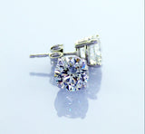 1.52ct 14k G VS2 White Gold Earrings